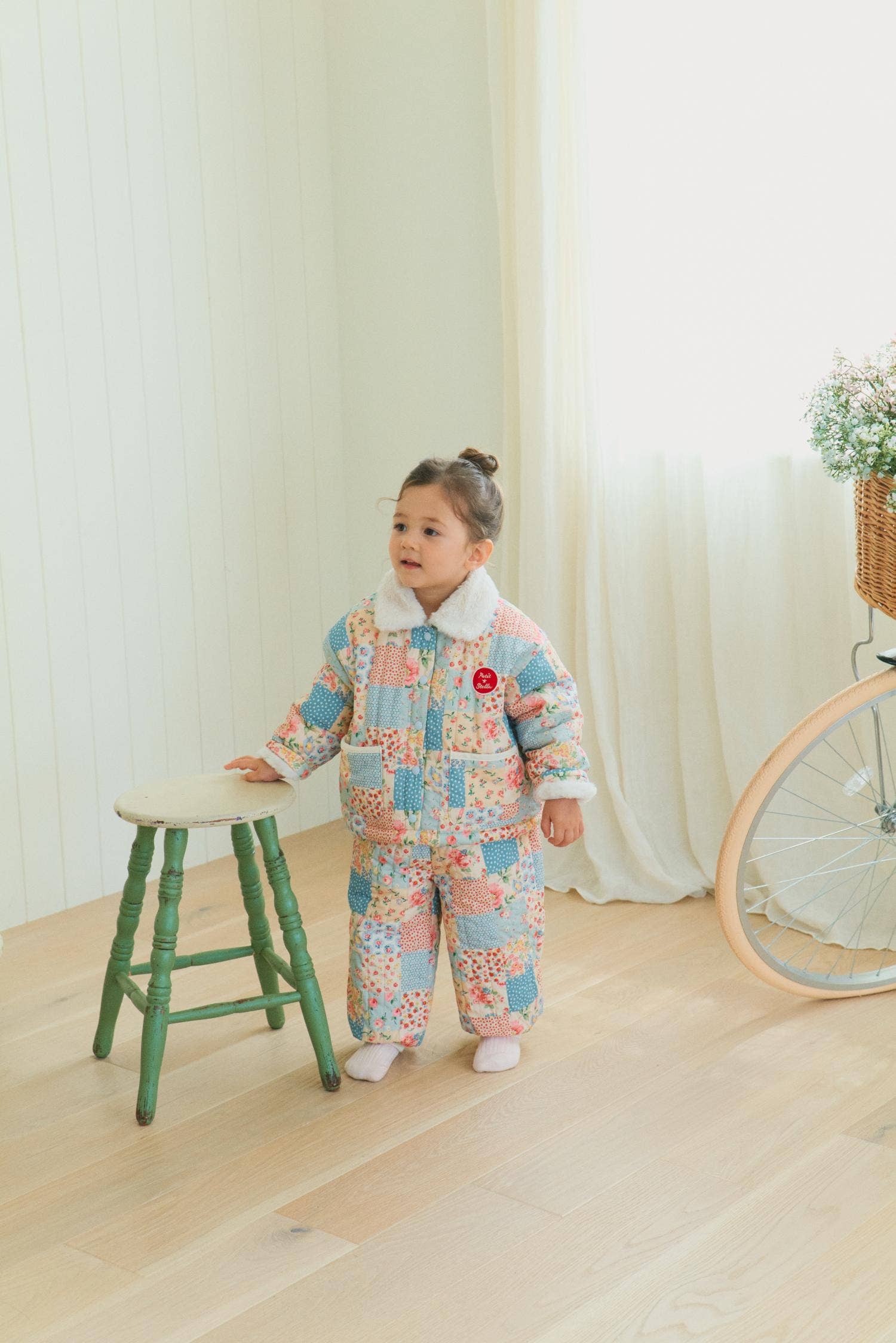 Petit Stella - Wholesale Pants - Kids - Flora Patch Cozy Cotton Pants3