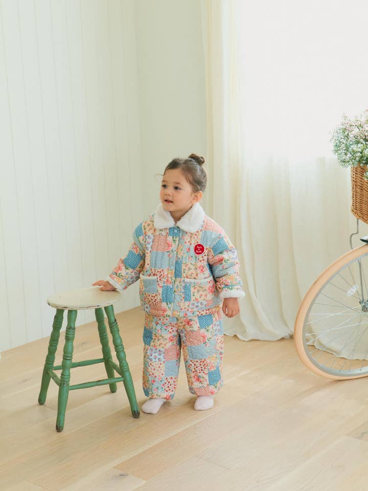 Petit Stella - Wholesale Pants - Kids - Flora Patch Cozy Cotton Pants3