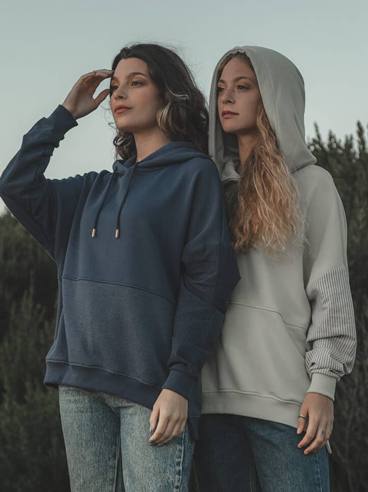 Sudadera con capucha Dash azul marino para venta al por mayor de StockNow Unipessoal