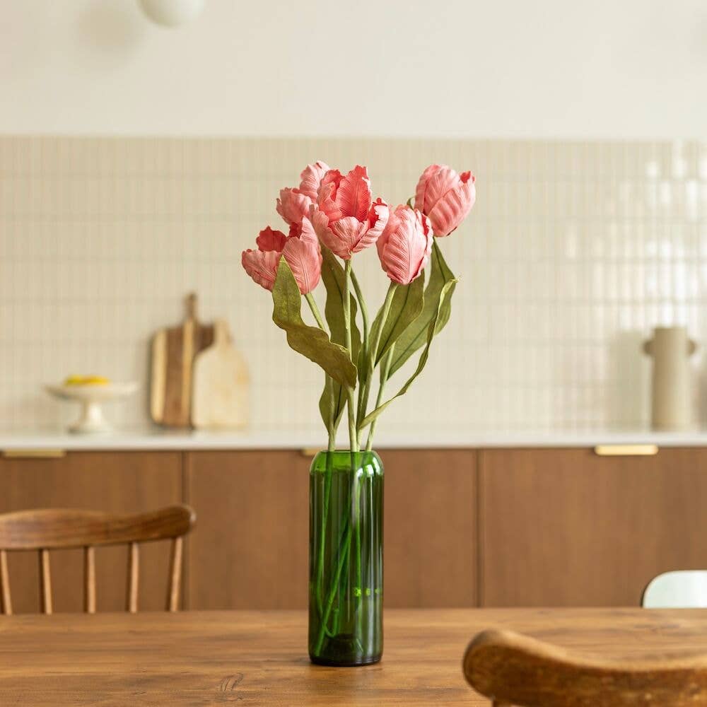 Flowrette - Wholesale Artificial Flowers - Pink paper tulip1