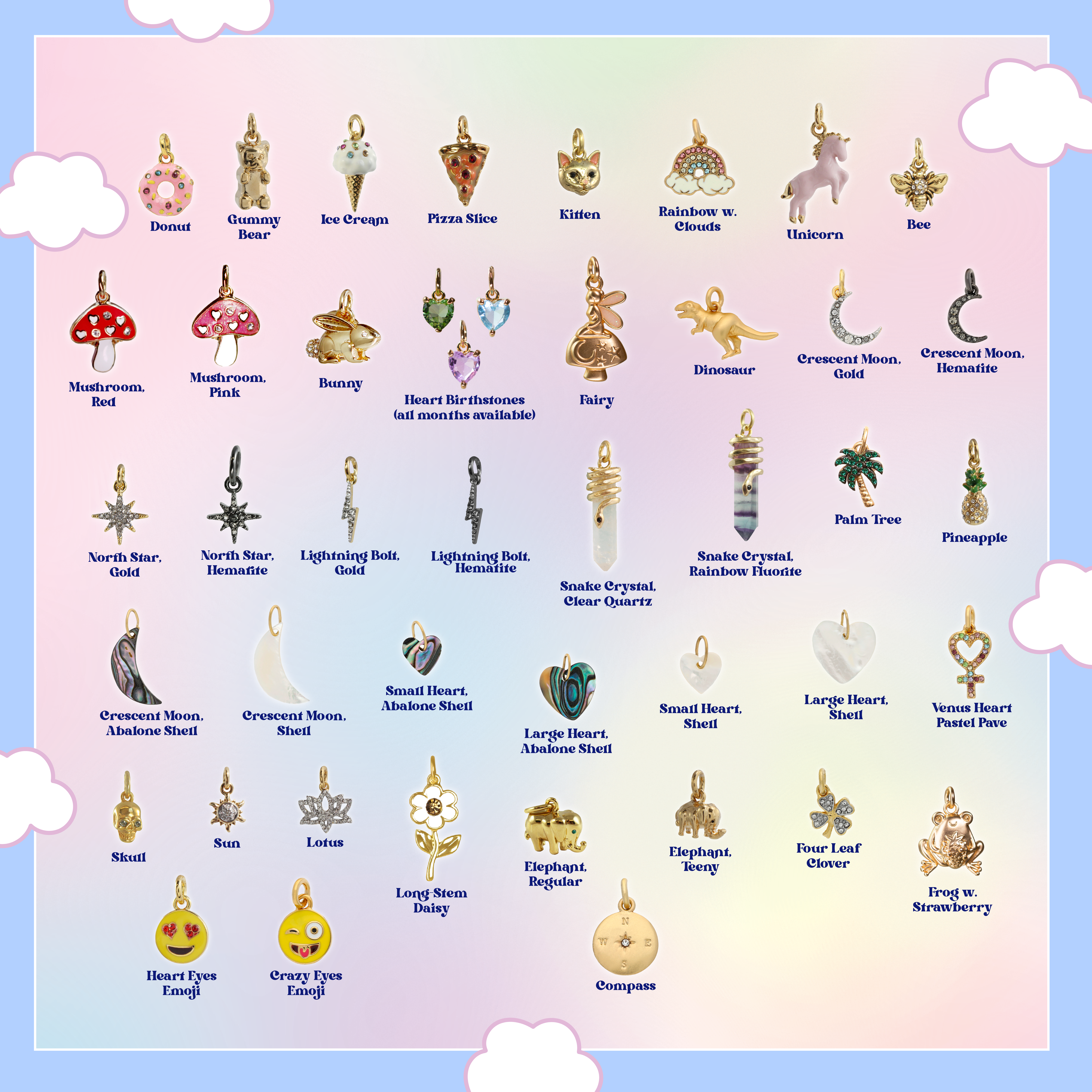 Wildflower + Co. - Wholesale Individual Charm/Pendant - Charms2