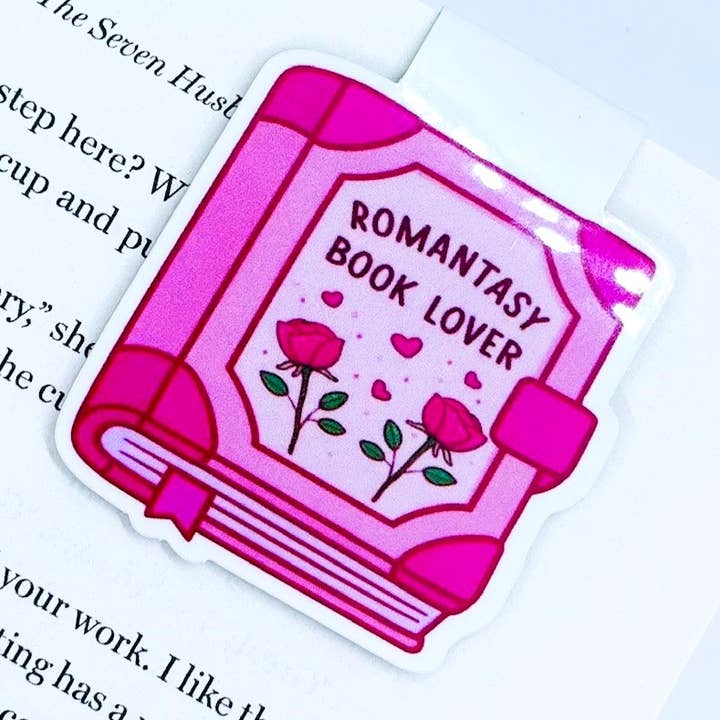 Romantasy Book Lover - Magnetic Bookmark for wholesale by Wild & Wicked Designs