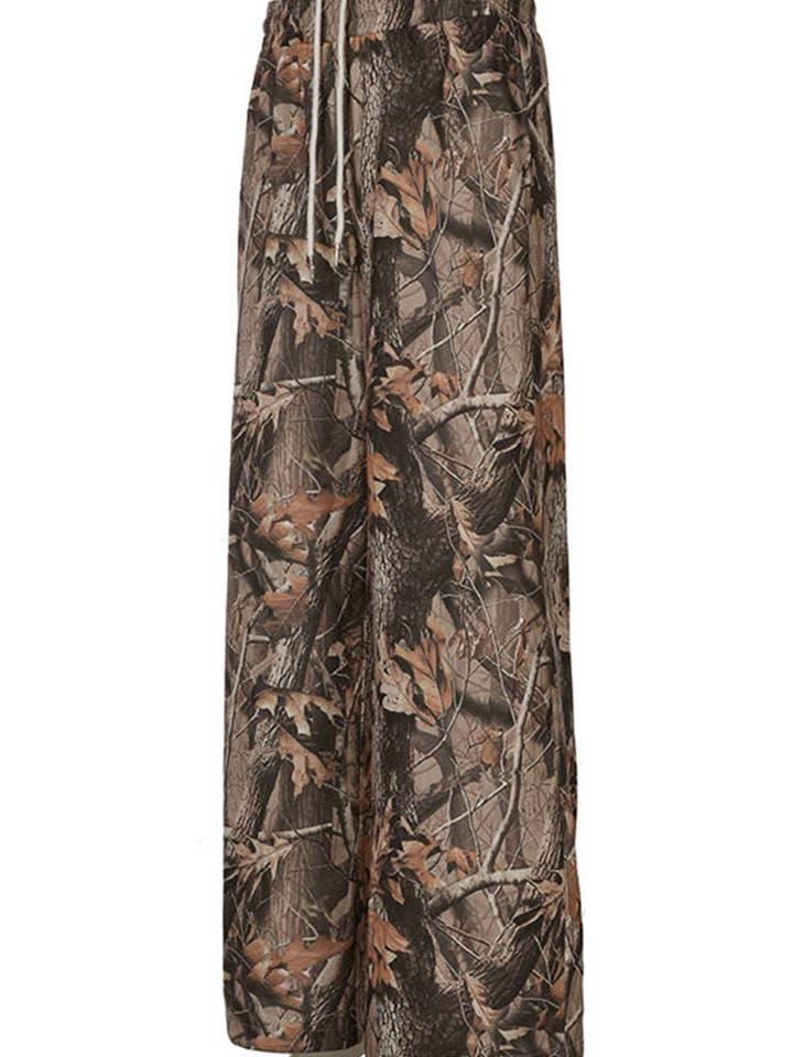 BROWN Camouflage Casual Lounge Pants for wholesale on Faire5