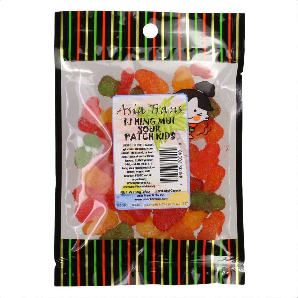 Snack Hawaii - Wholesale Gummy - Li Hing Mui Sour Patch Kids6