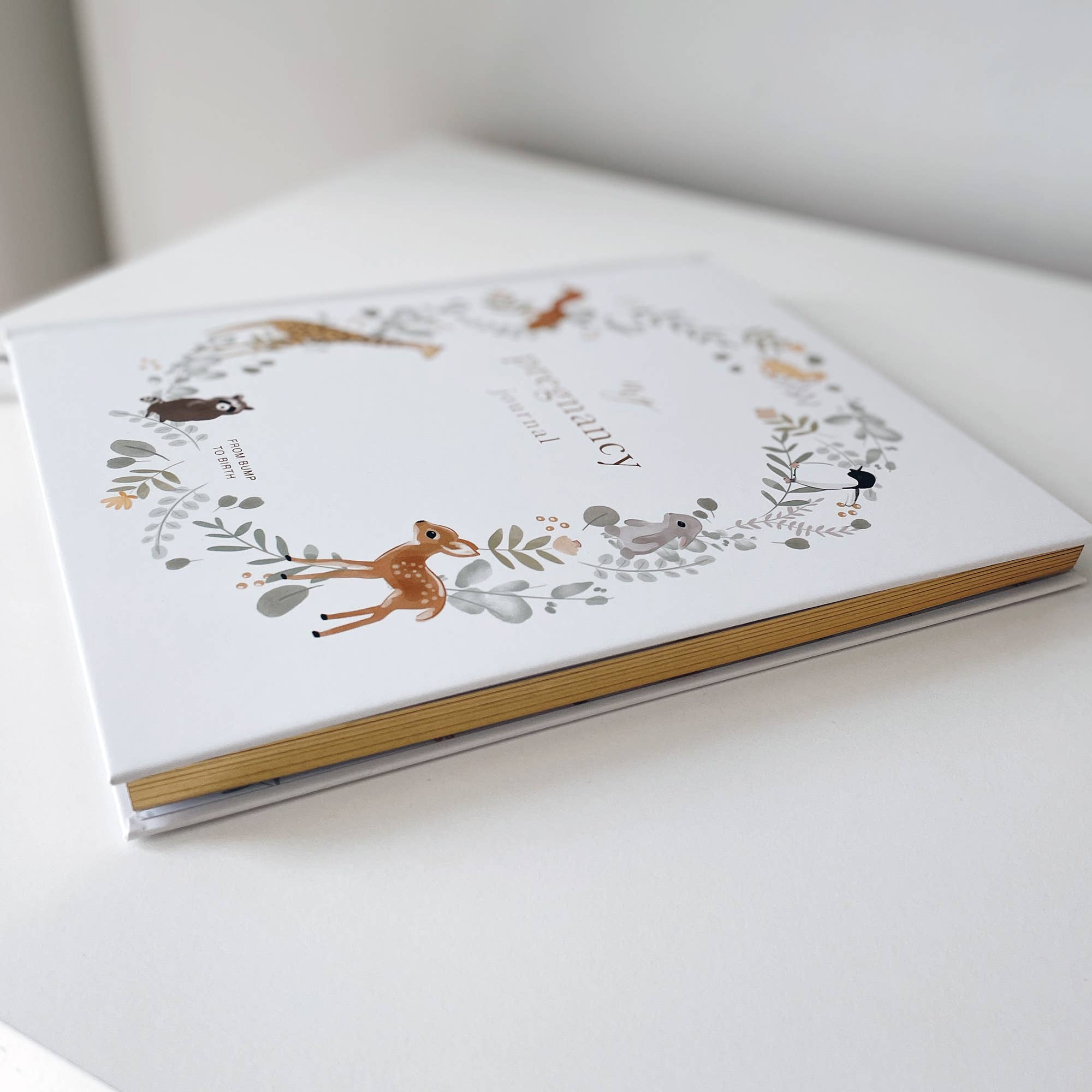 Blush And Gold – wholesale Diary – Maternity – Pregnancy Journal (Animals) expectant mum, parents to be3