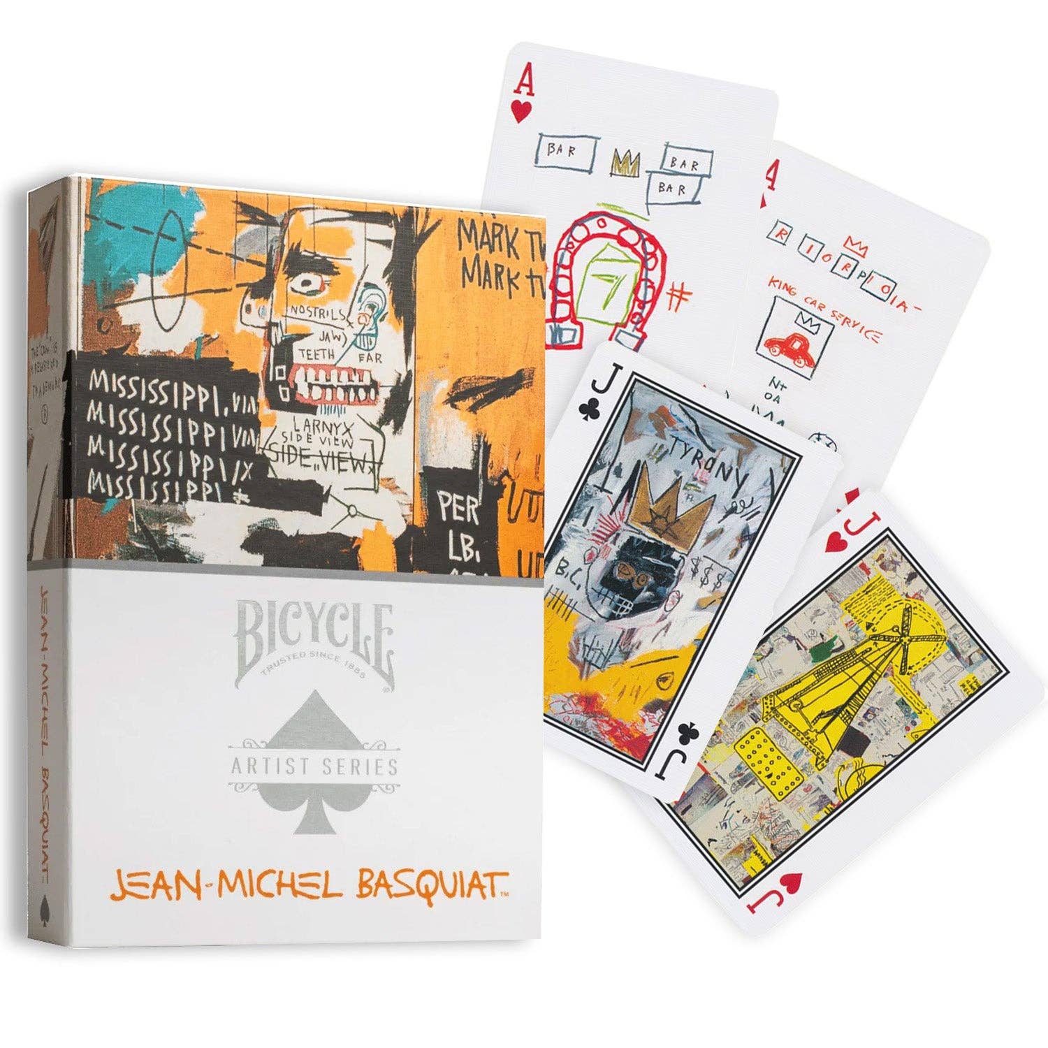 Cardshouse - Wholesale Playing Cards - Bicycle Artist Series Jean-Michel Basquiat Cards Set R/B0
