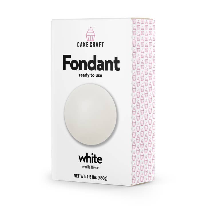 Rolled Fondant – 24oz Silky-Smooth, Ready-to-Use for wholesale by Cake Craft