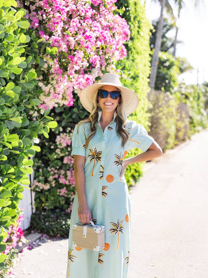 Kathleen Maeve - Wholesale Dress - Women's - Palma Dress | Sun Coco Blue6