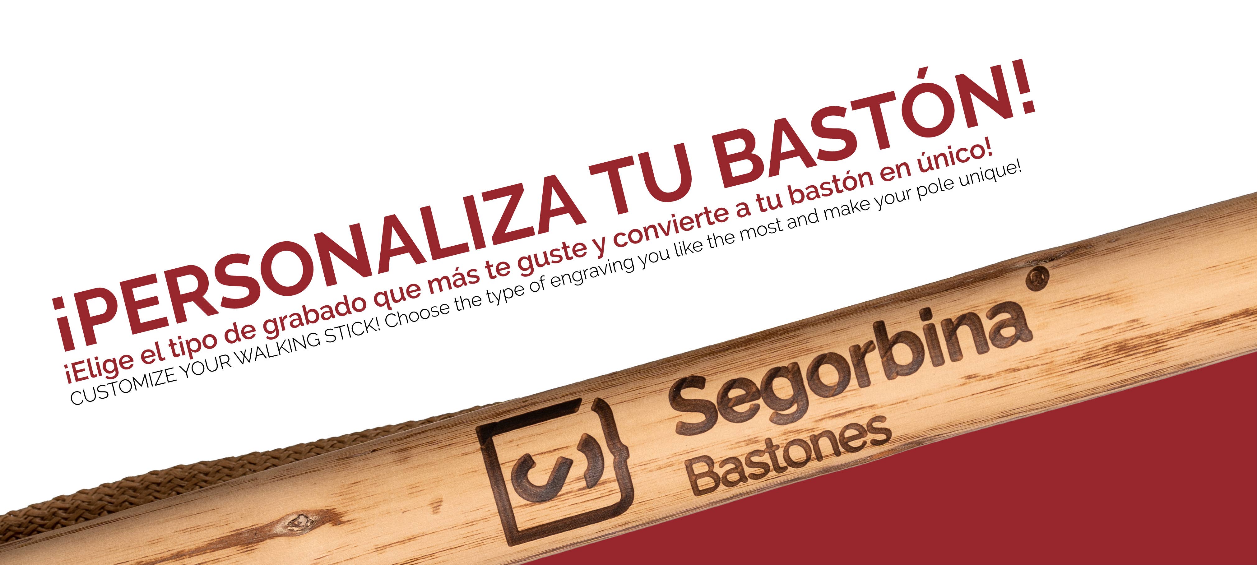 Segorbina BASTONES - Venta al por mayor Accesorios de deporte - Bastón senderismo de castaño natural5