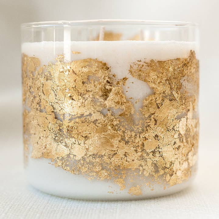 Rovere Thomasville verniciato in oro per la vendita all'ingrosso da parte di Blake Candle Company