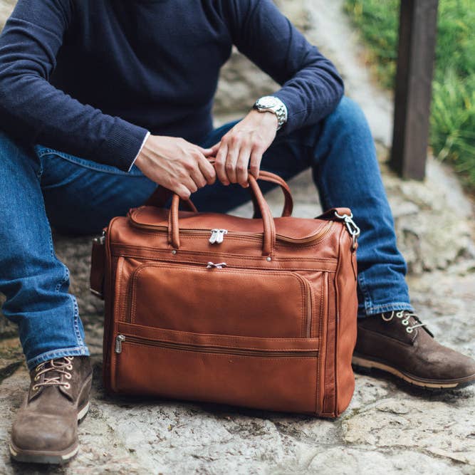 Piel Leather - Wholesale Laptop Bag - Unisex - COMPUTER CARRY-ALL BAG1