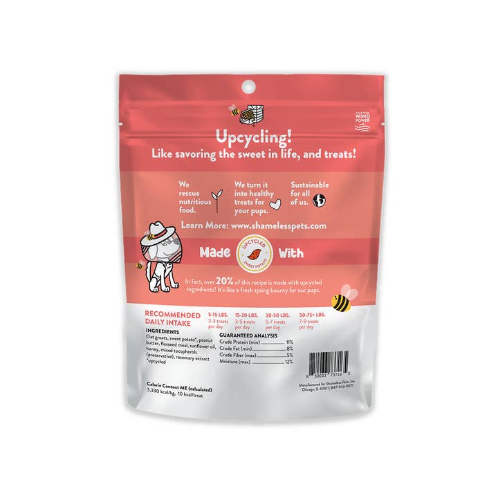 Shameless Pets - Wholesale Pet Treats - Dog - Bee Happy Biscuits Crunchy Dog Treats