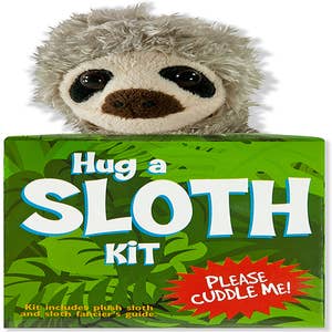 Bearington Lil' Speedy Plush Stuffed Animal Three Toed Sloth, 6.5 Inches
