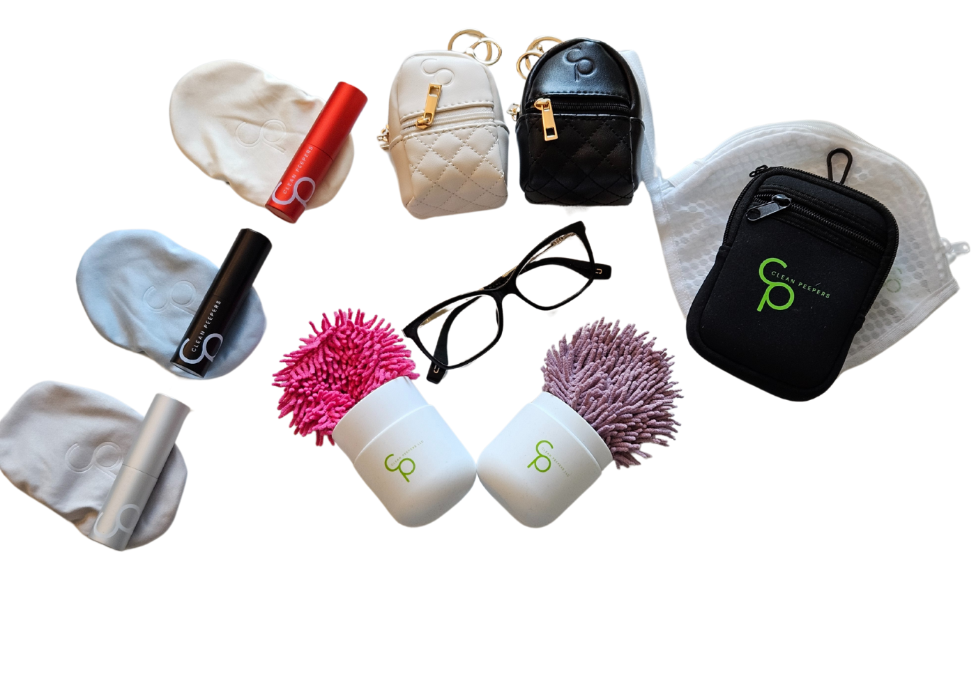 Clean Peepers - Wholesale Eyewear Cases & Holders - Women's - I Can See Clearly Family Kit1