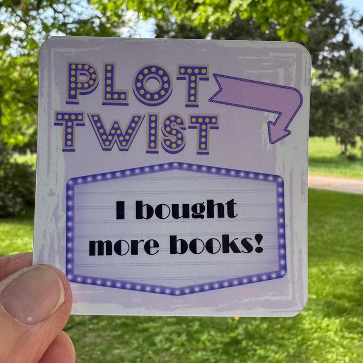 Plot Twist Magnetic Bookmark or Magnet - Funny Gift for wholesale by Readers Gonna Read