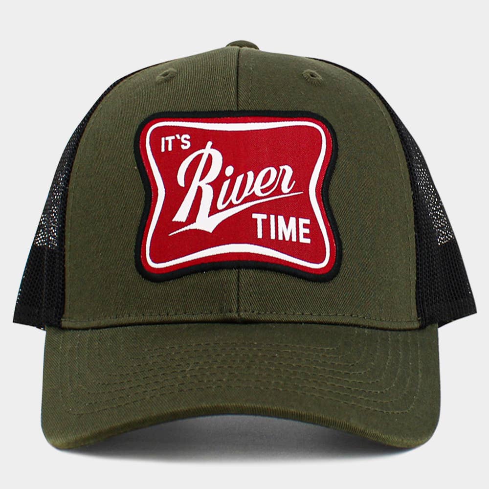 Sensibling Corp. - Wholesale Truckerpet - Uniseks - De River Time Patch Mesh Achterkant Pet6