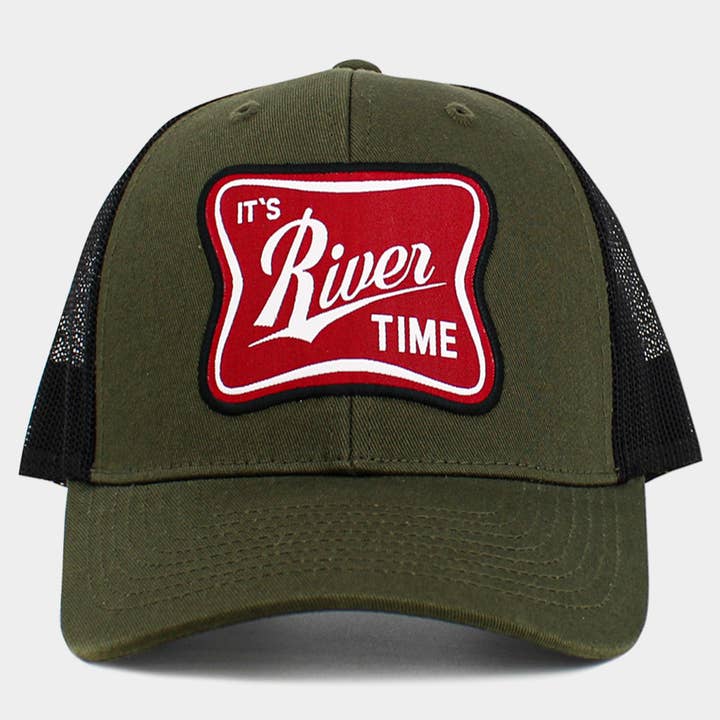 Sensibling Corp. - Wholesale Truckerpet - Uniseks - De River Time Patch Mesh Achterkant Pet6