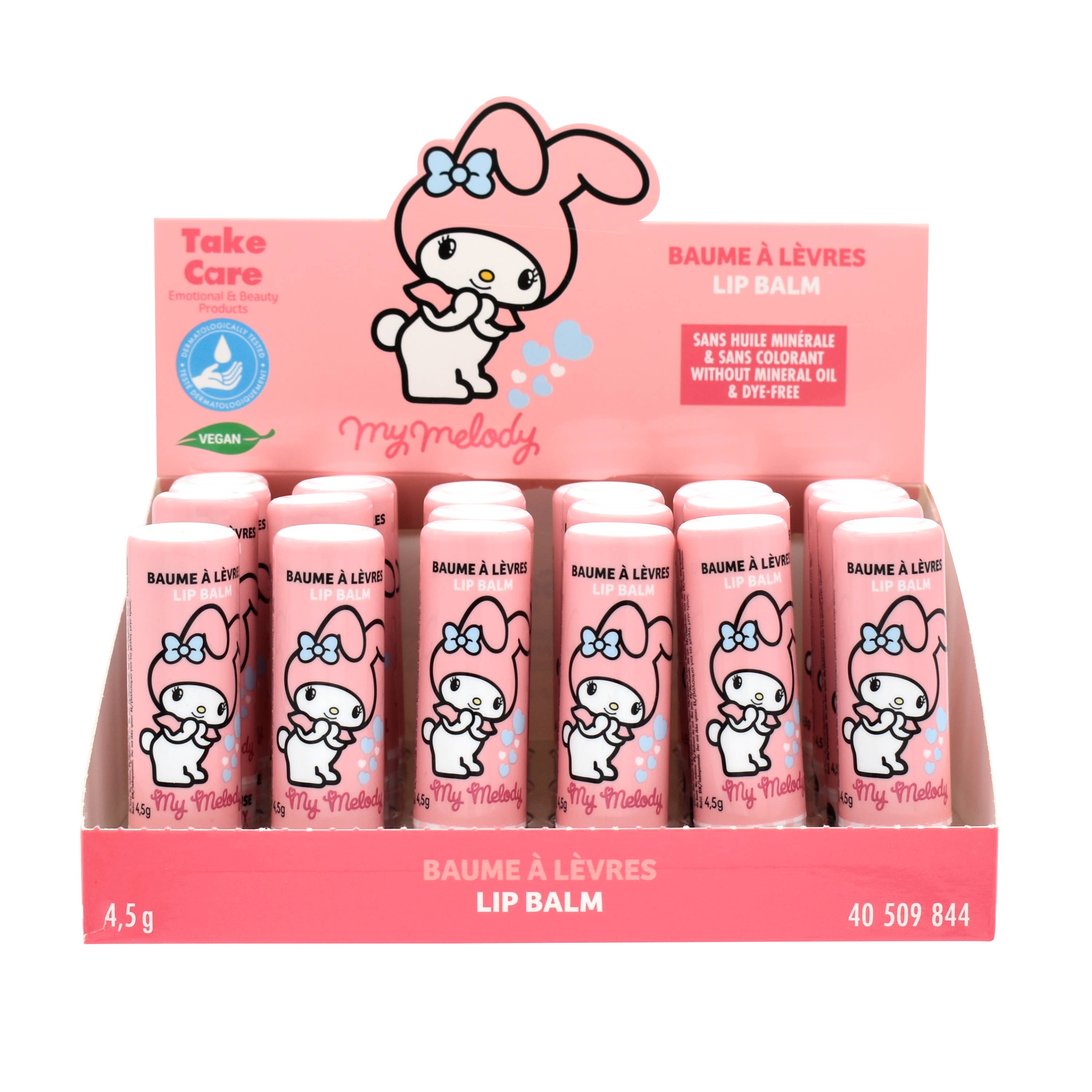 Takecare - Wholesale Lip Balm Set - My Melody Strawberry Lip Balm 4.5g1