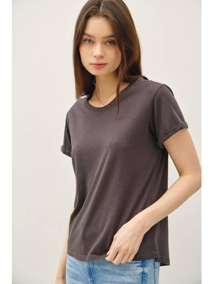 Be Cool - Wholesale T-Shirt - Women's - BOXY CUT TEE W/ ROLL SLEEVE8