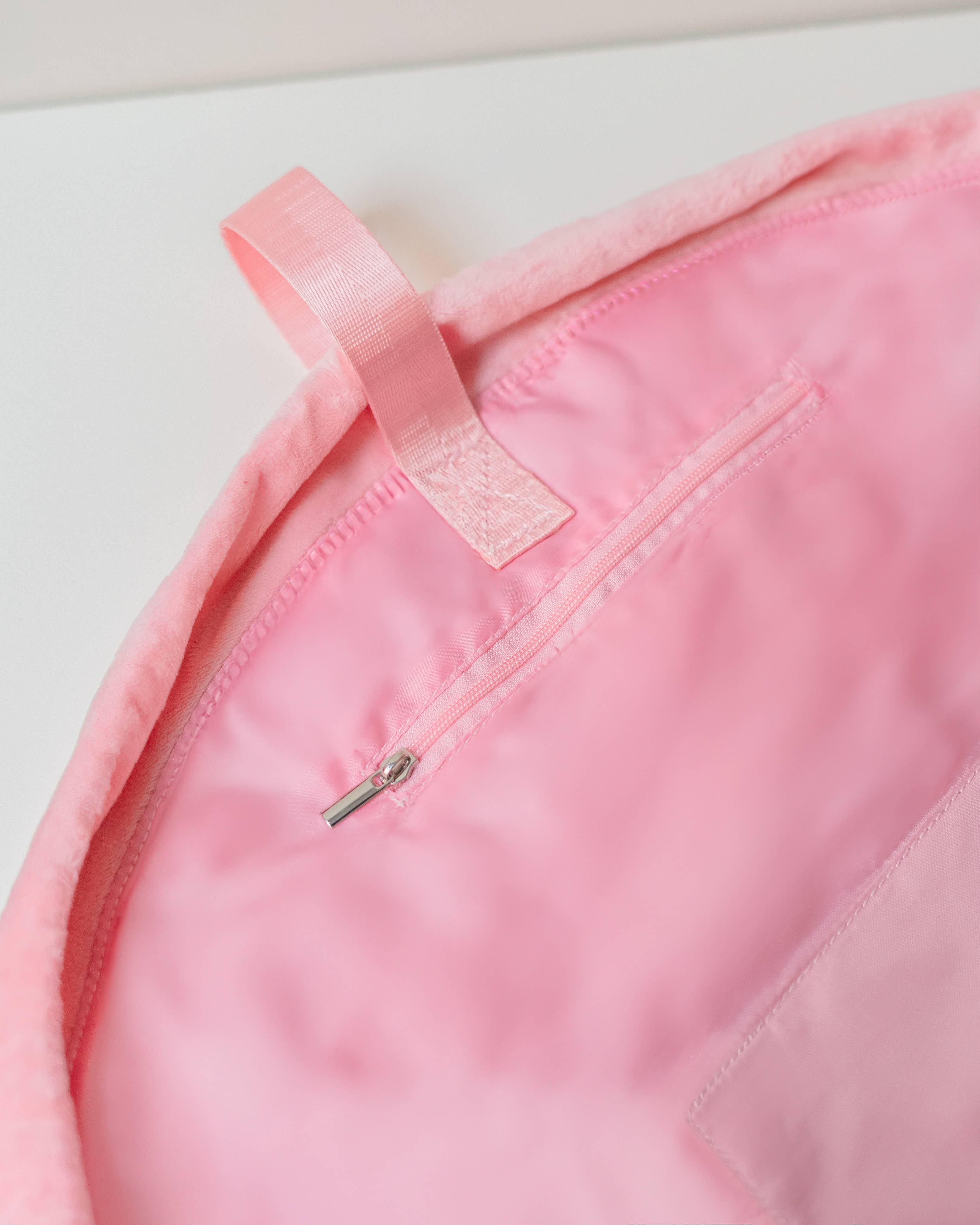 Flamingueo - Wholesale Toiletry Bag - Unisex - Pink cosmetic bag with gathering closure 5