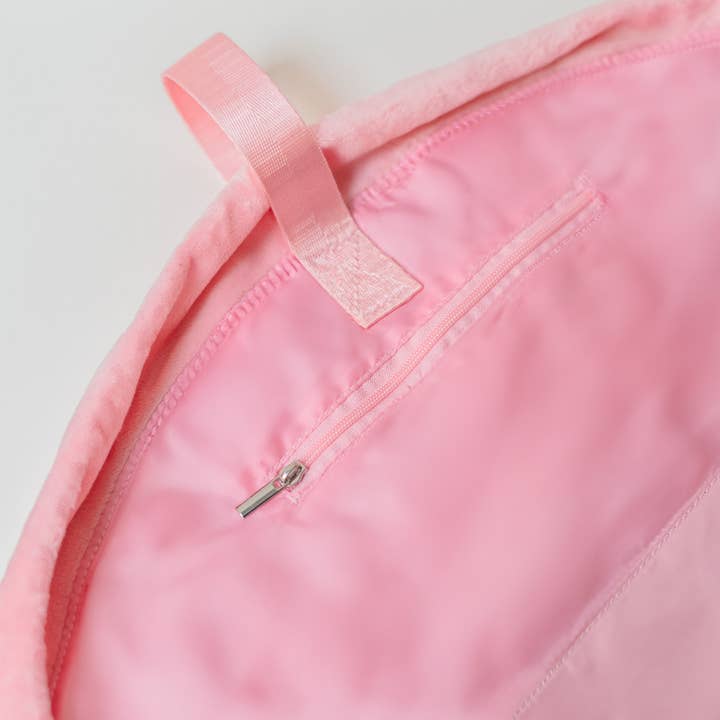 Flamingueo - Wholesale Toiletry Bag - Unisex - Pink cosmetic bag with gathering closure 5