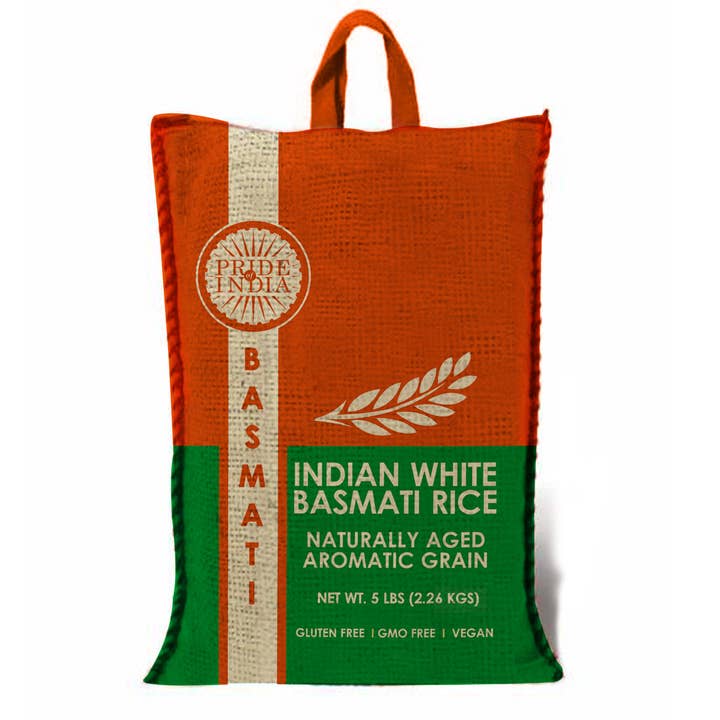 PRIDE INDIA BRANDS - Vendita all'ingrosso Riso - Riso Basmati bianco indiano extra lungo