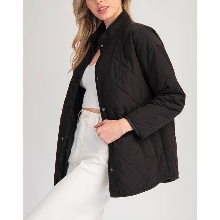 Coloring You – wholesale Jacket – Women's – 8337 Quilted Button Down Jacket11