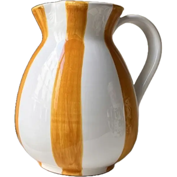 High crafty - Wholesale Carafe - Ocher Scratch Carafe 1L – Handcrafted Ceramic Pitcher from M1