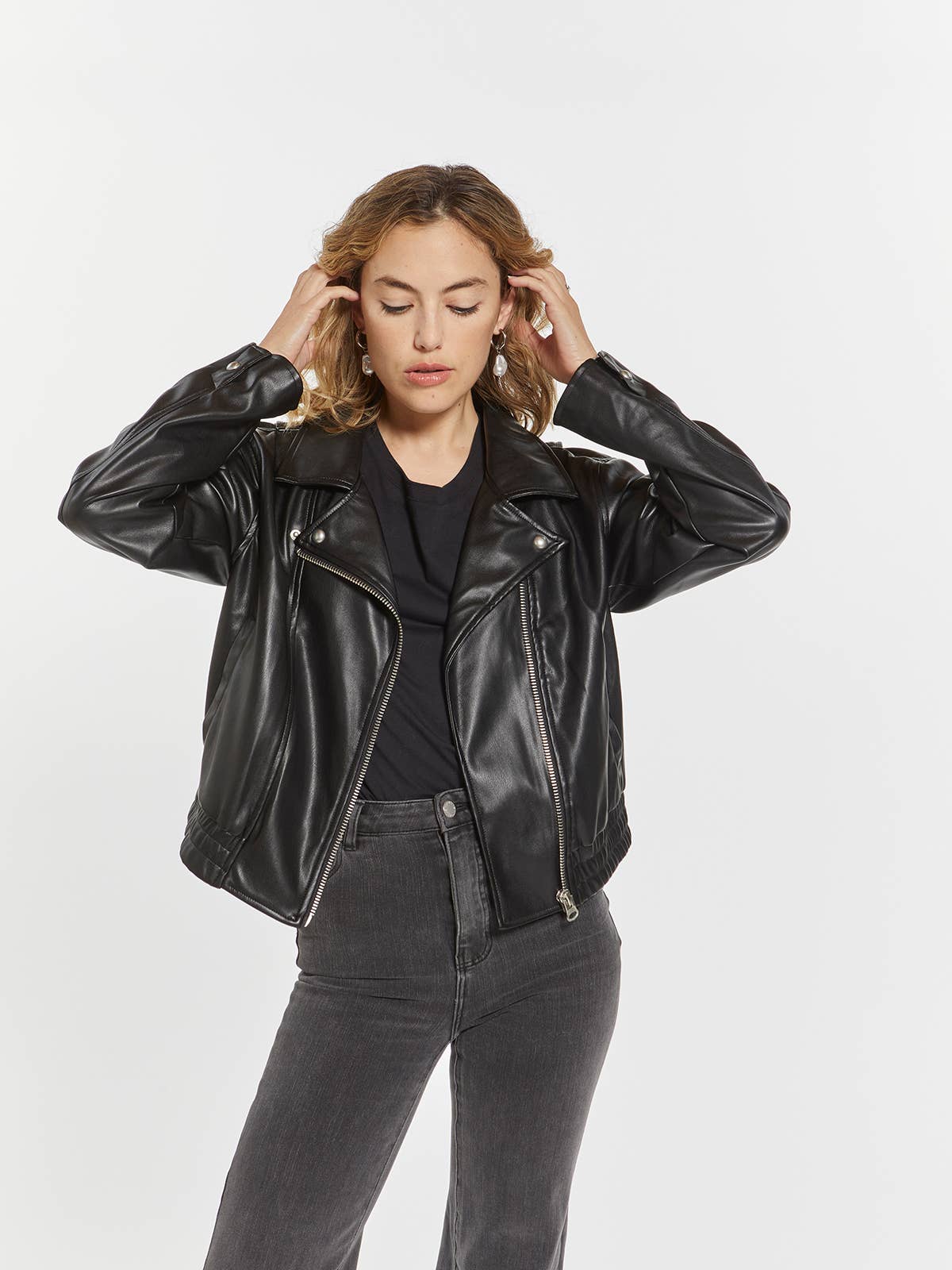 Weekend Los Angeles - Wholesale Leather Jacket - Women's - Moto Jacket - JORDAN JACKET10