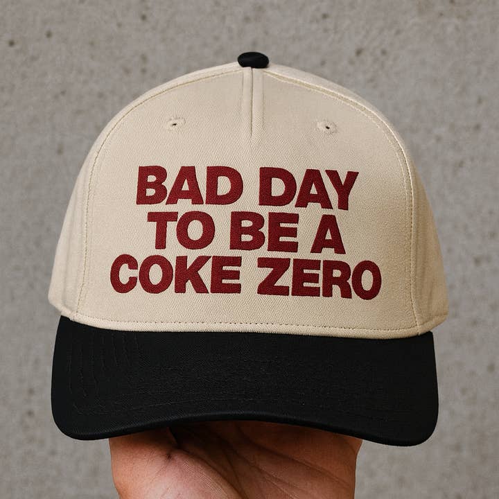 Bad Day to Be a Coke Zero Snapback Hat for wholesale by Thread Friday
