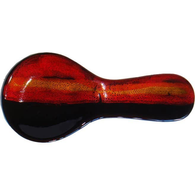 Always Azul Pottery - Wholesale Spoon Rest - A Non-Pattern Glazed Spoon Rest A Non-Pattern Glazed  (made to order)1