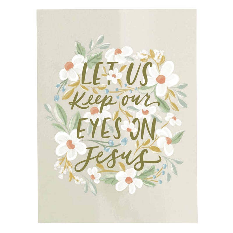 Faithworks by Creative Brands - Wholesale Notepad - Speaker Notes - Let Us Keep Our Eyes on Jesus0