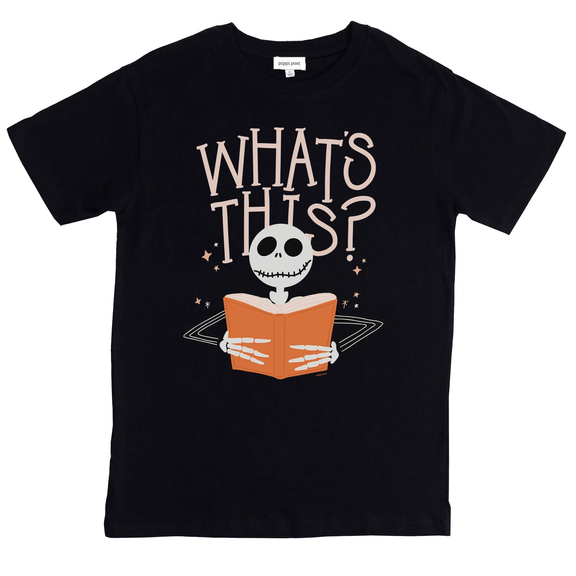 Pippi Post – Großhandel T-Shirt mit Siebdruck – Damen – What's This - Pippi Tee - Schwarz0