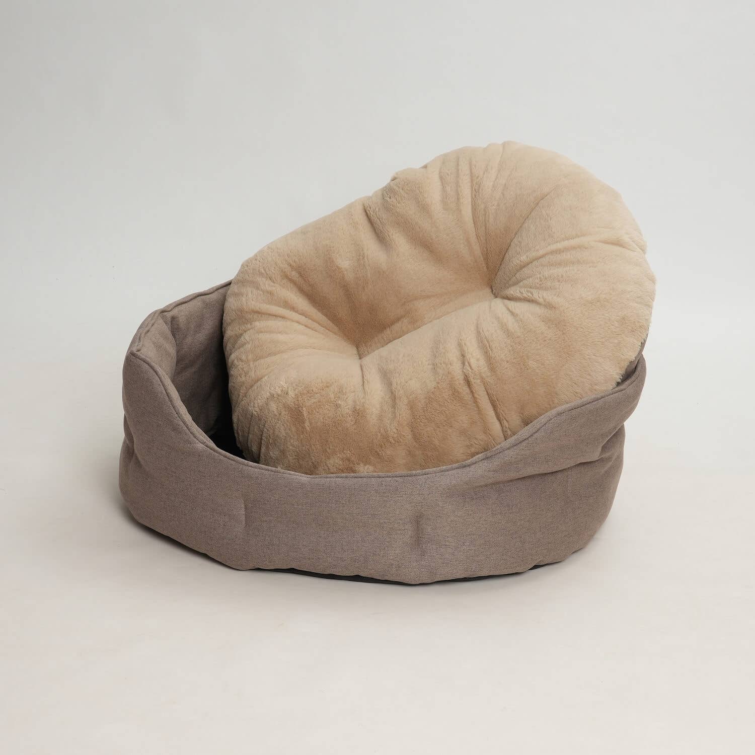DOGS in the CITY® - Wholesale Pet Bed - Dog - Ono greige dog basket3