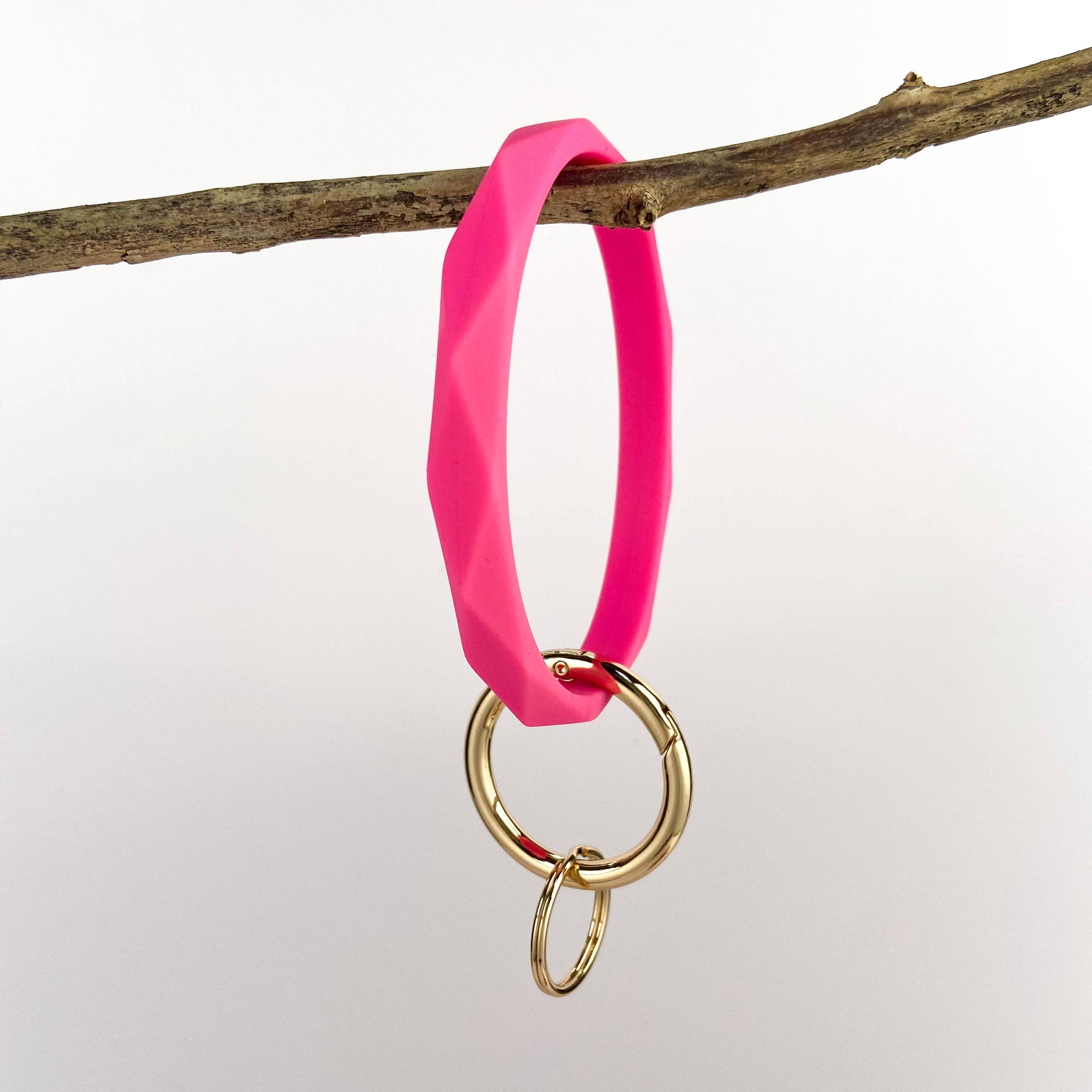 SoapElenGlen - Vente Bracelets porte-clés - Porte-clés en forme de diamant en silicone9