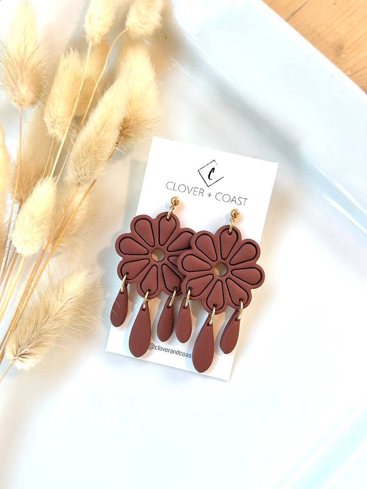 Dreamer - Pendentif en pâte polymère pour la vente par Clover + Coast Designs