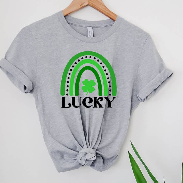 Lucky St Patricks Day Tshirt for wholesale by Londas Trendy Tees