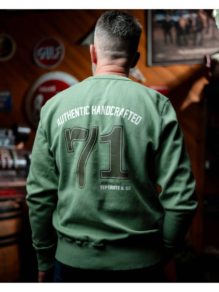 1971 - Wholesale Sweatshirt - Men's - Brady Sweatshirt green2