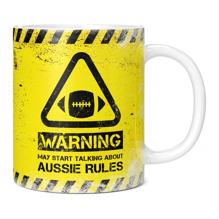 Varning kan börja prata om Aussie regler mugg för wholesale av Mug Monster