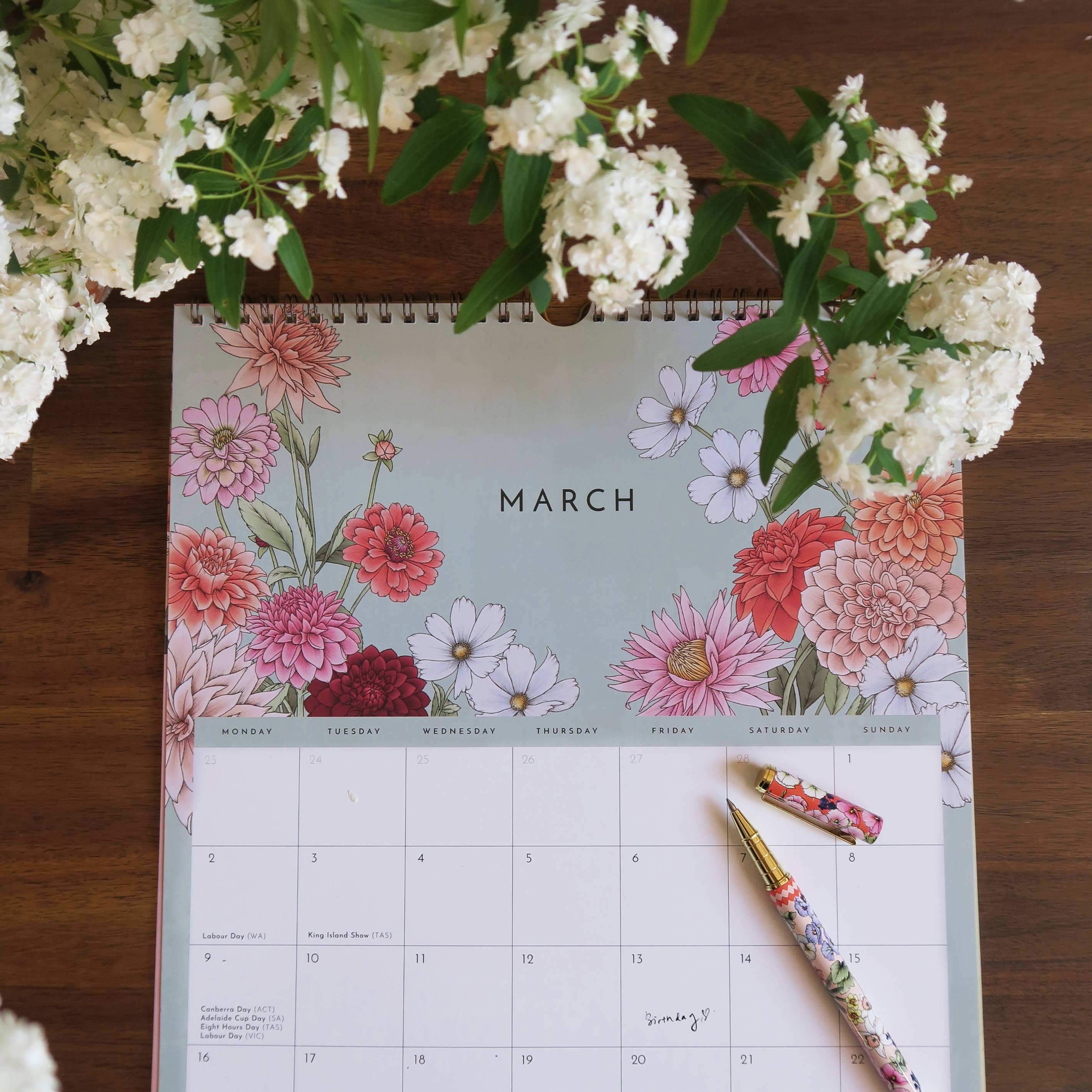 Typoflora – wholesale Kalender – 2026 ALLTID BLOMMOR AVTALSKALENDER7