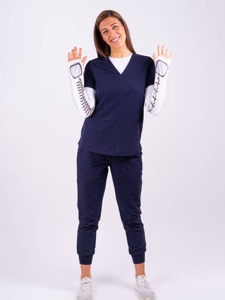 Code Blue Women's Performance Underscrub for wholesale by Dr. Woof Apparel