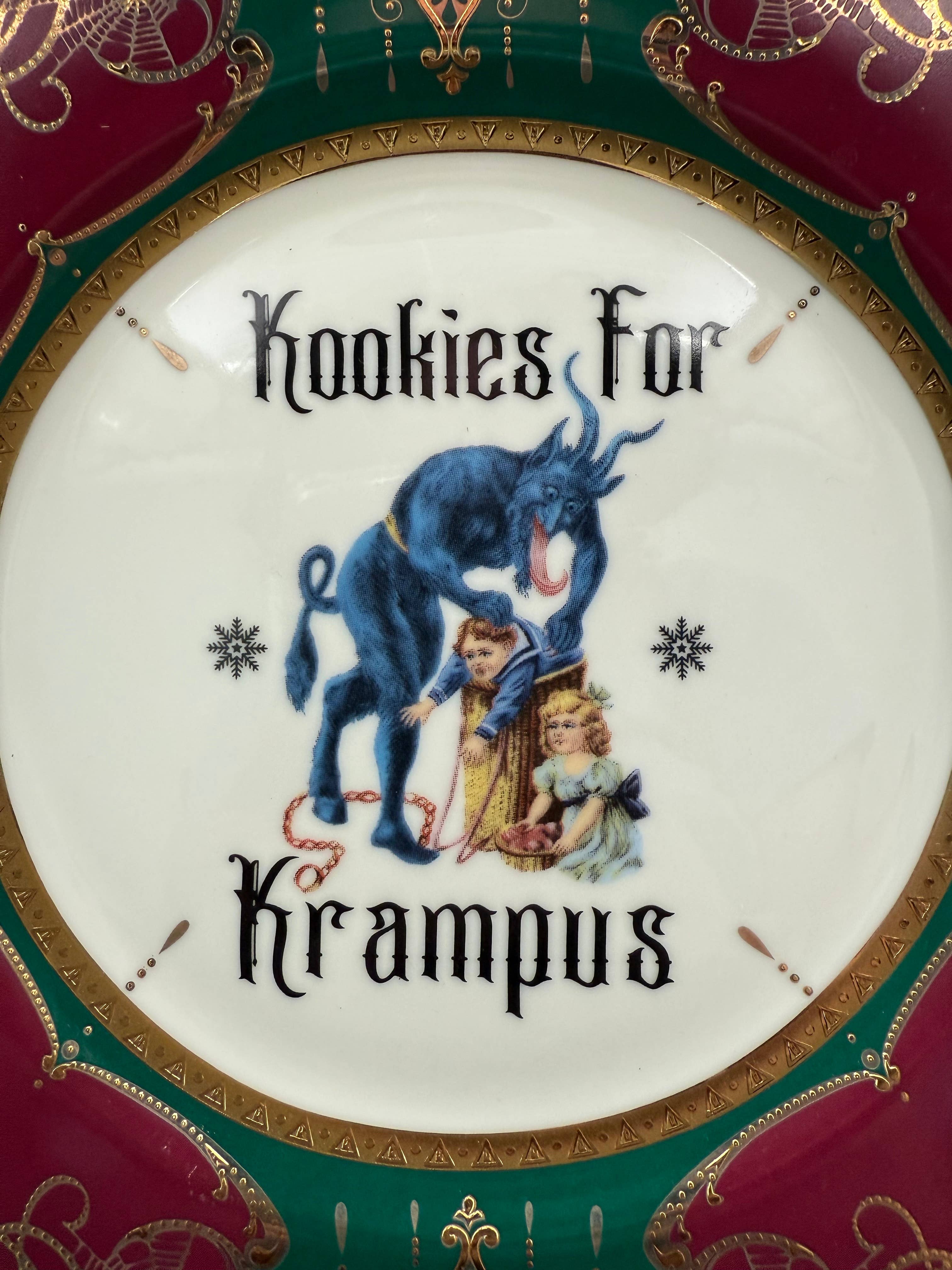 misshavishamscuriosities - Wholesale Salad Plate - 2025 Limited edition Kookies for Krampus plate1