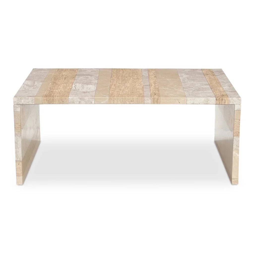 LOOMLAN - Wholesale Coffee Table - Rosa Rosso Levanto Marble Outdoor Coffee Table4