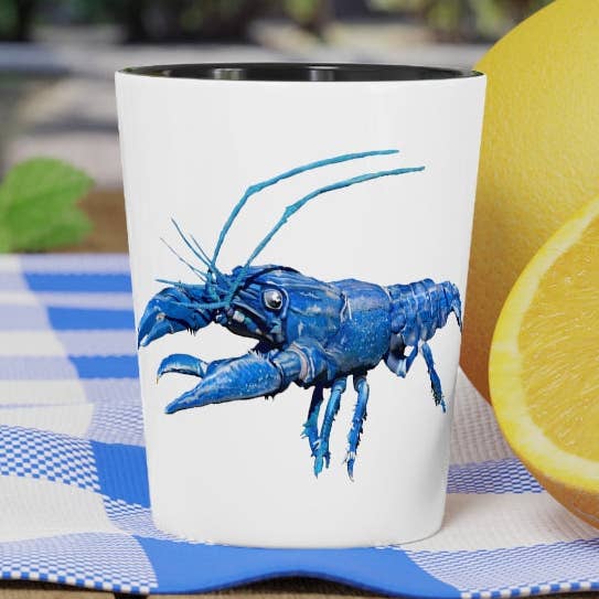 Vaso chupito cangrejo azul para venta al por mayor de Marick Booster