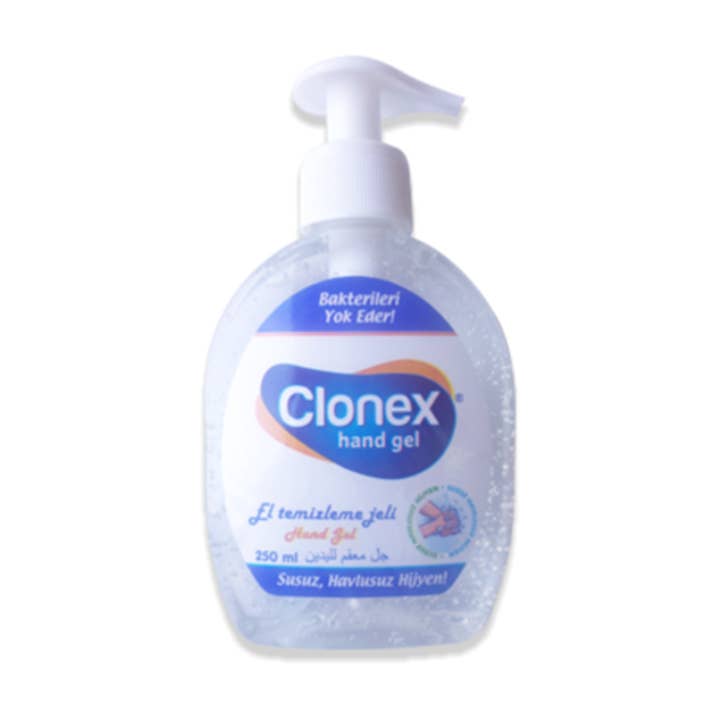Multi Colored Clonex Standard Hand Jel 250 Ml for wholesale on Faire