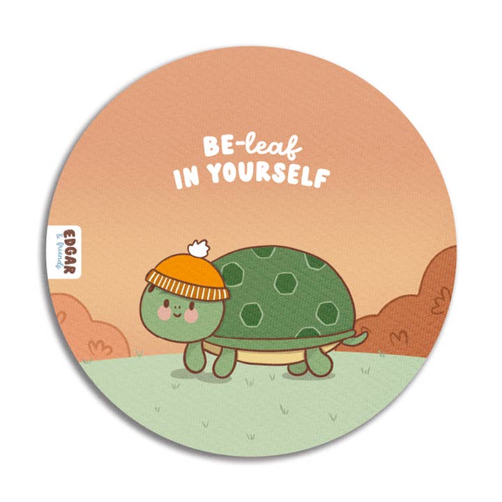 Mouse pad | Be-leaf in yourself for wholesale by Edgar & Friends