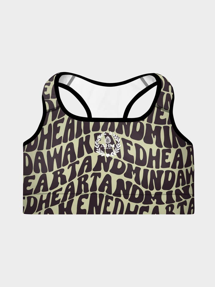 Rund-halsudskæring Sports-bh for engroshandel hos Awakened Heart and Mind