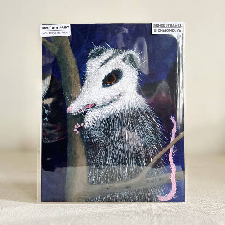 Renée Stramel - Wholesale Art Print - 8x10" Art Print • Possum 1