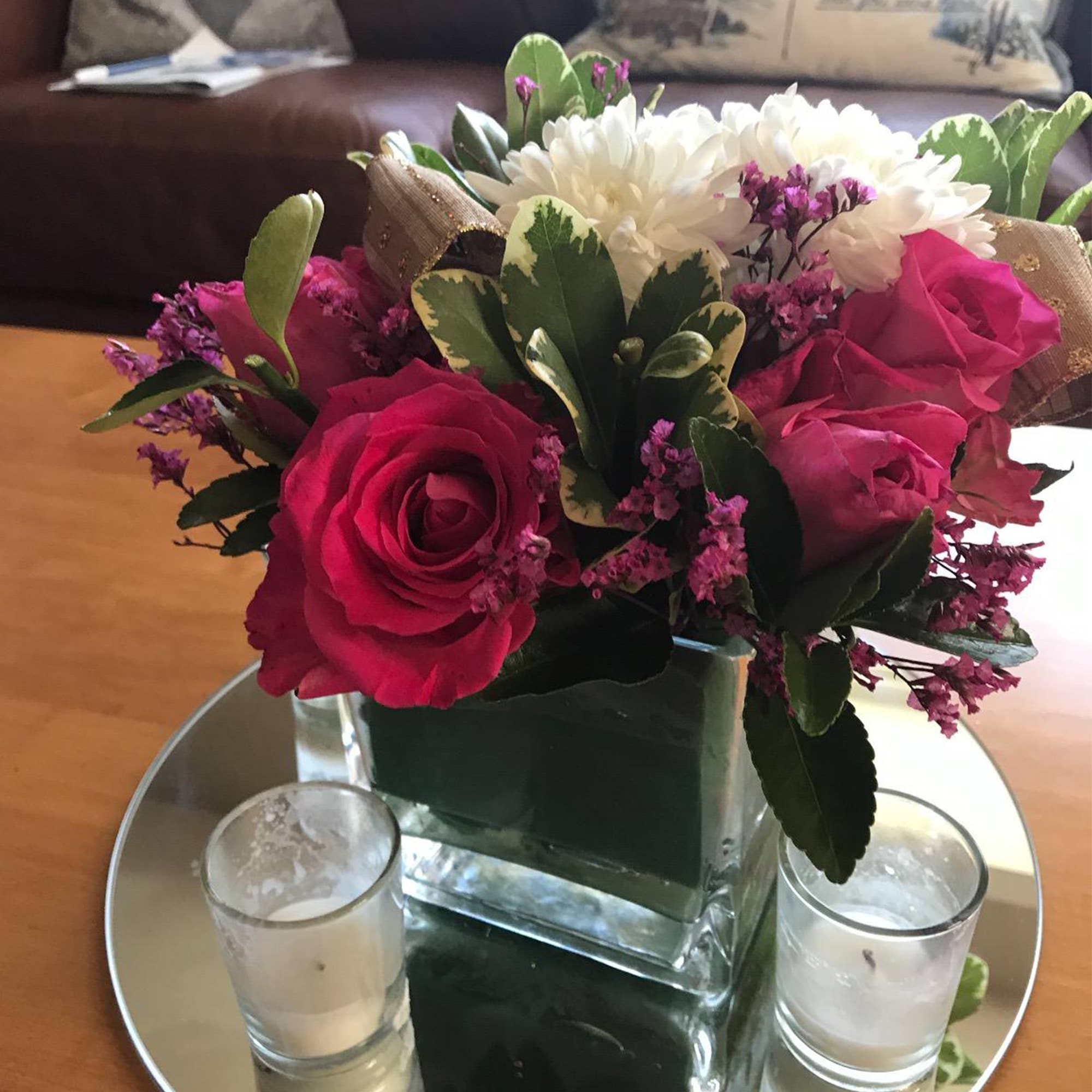 WGV International - Wholesale Candle Holder - WGV Everyday Clear Cube Glass Candle Holder / Vase - 4"H2