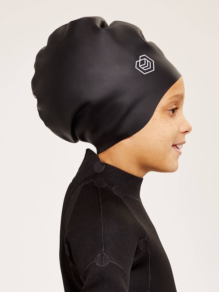 SOUL CAP - Wholesale Swim Cap - Kids & Baby - Kids Voluminous Swim Cap - Long, Curly & Big Hair13